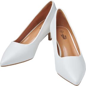 Heel The World Women's Pumps with 2" Kitten Heels - Comfortable Dress Shoes for Weddings and Parties or Office in Saudi Arabia