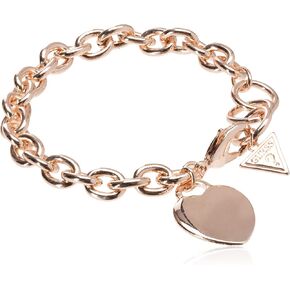 GUESS "Basic" G Logo Heart Link Bracelet in Saudi Arabia