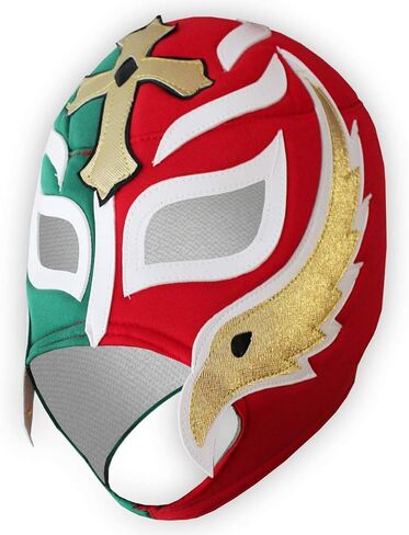REY MISTERIO Lucha Libre Wrestling Mask (PRO - Fit) Costume Wear by Make It Count, Medium in Saudi Arabia