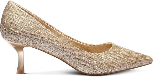 mysoft Women's Kitten Heels Closed Toe Pumps Wedding Dress Shoes | Low Heel 2" Pumps, Perfect for Wedding, Party, and Formal Occasions, Four Seasons Classic Versatile in Saudi Arabia