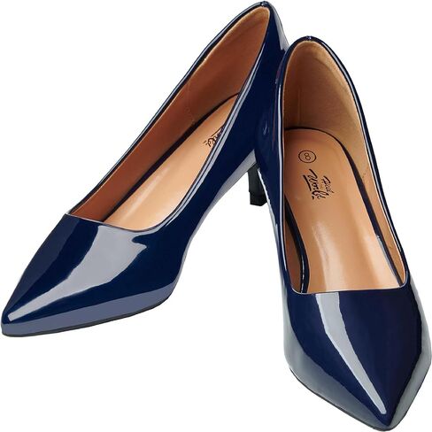 Heel The World Women's Pumps with 2" Kitten Heels - Comfortable Dress Shoes for Weddings and Parties or Office in Saudi Arabia