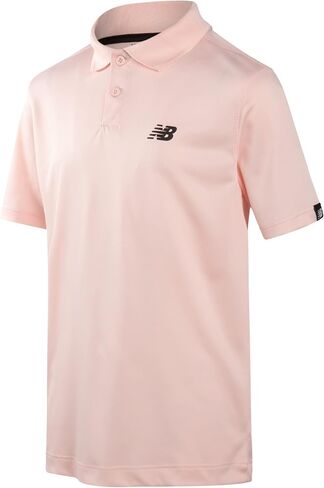 New Balance Boys' Polo T-Shirt - Short Sleeve Dry Fit Shirt for Boys - Performance Collared Golf Shirt (8-20) in Kuwait
