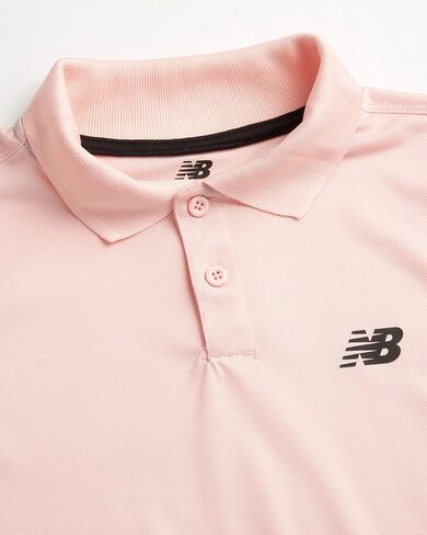 New Balance Boys' Polo T-Shirt - Short Sleeve Dry Fit Shirt for Boys - Performance Collared Golf Shirt (8-20) in Kuwait