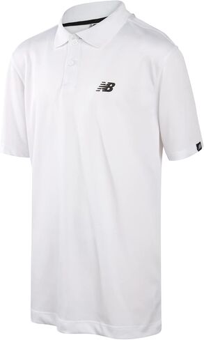 New Balance Boys' Polo T-Shirt - Short Sleeve Dry Fit Shirt for Boys - Performance Collared Golf Shirt (8-20) in Kuwait