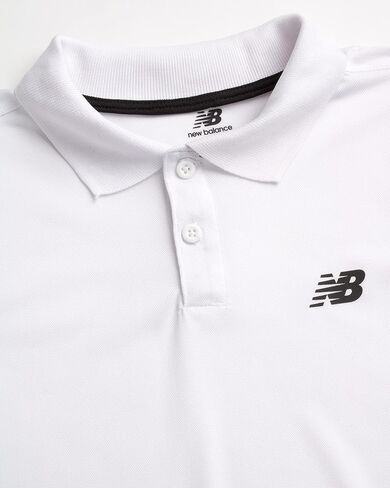 New Balance Boys' Polo T-Shirt - Short Sleeve Dry Fit Shirt for Boys - Performance Collared Golf Shirt (8-20) in Kuwait