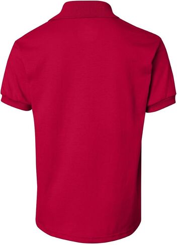 Hanes Boys' Short Sleeve Eco Smart Jersey Polo in Saudi Arabia