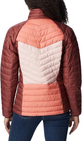 Columbia Women's Powder Lite II Full Zip Jacket, Beetroot/Faded Peach/Dusty Pink, Large in Saudi Arabia