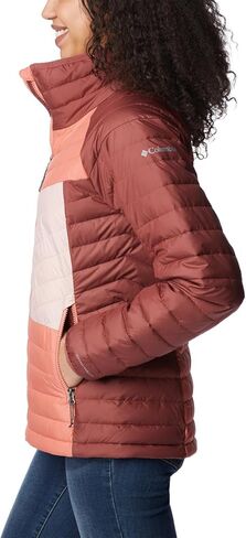 Columbia Women's Powder Lite II Full Zip Jacket, Beetroot/Faded Peach/Dusty Pink, Large in Saudi Arabia