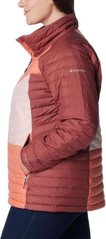 Columbia Women's Powder Lite II Full Zip Jacket, Beetroot/Faded Peach/Dusty Pink, Large in Saudi Arabia