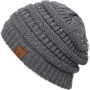 C.C Hatsandscarf CC Exclusives Solid Color Beanie Tail Hat in Saudi Arabia