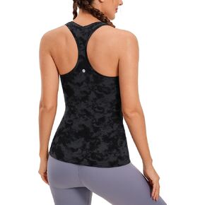 قمصان CRZ YOGA النسائية للتمارين الرياضية بدون أكمام من Racerback، قميص يوغا بدون أكمام، قميص رياضي للصالة الرياضية in Kuwait
