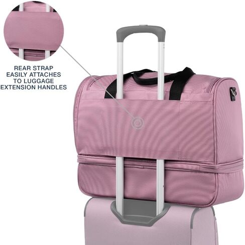 Travelpro Maxlite 5 Softside يمكن حملها في عطلة نهاية الأسبوع مع حجرة سفلية منسدلة، حقيبة سفر خفيفة الوزن طوال الليل، للرجال والنساء، 19 بوصة in Saudi Arabia