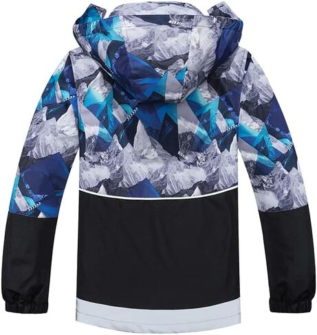 Waterproof Rain Jacket for Girls and Boys - Windproof, Detachable Hood Kids Raincoa in Saudi Arabia
