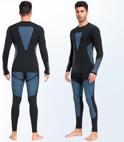 طقم ملابس داخلية حرارية للرجال من SIMIYA، طبقة أساسية طويلة من التزلج من Johns، ملابس داخلية طويلة حرارية للرجال من الجزء السفلي in Kuwait