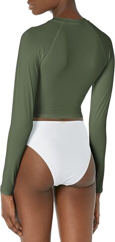 تي شيرت حريمي من Body Glove مطبوع عليه Let It Be بأكمام طويلة مع عامل حماية من الأشعة فوق البنفسجية 50+ Rash Guard in Kuwait