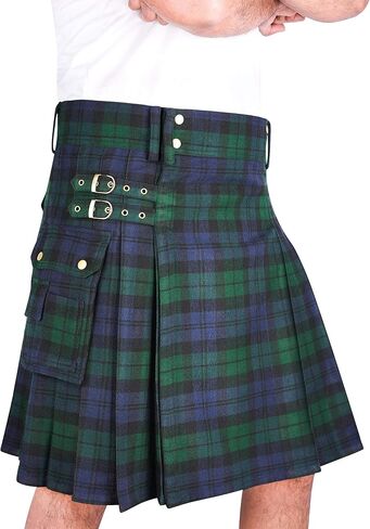 DSS KILTS- Men's Heavy Tartan Utility Kilt-Kilt for Men in Kuwait
