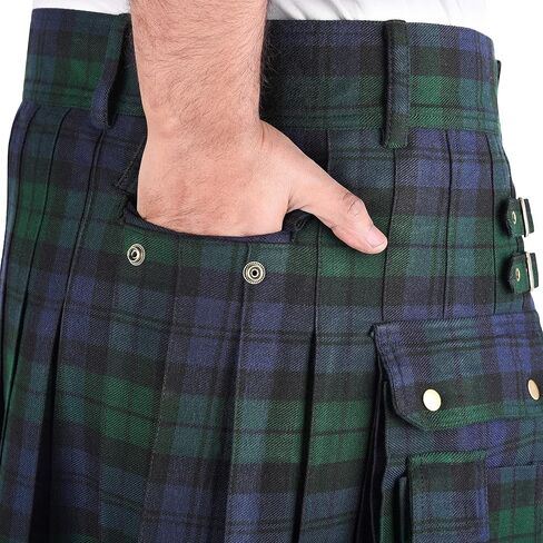 DSS KILTS- Men's Heavy Tartan Utility Kilt-Kilt for Men in Kuwait
