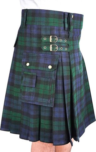 DSS KILTS- Men's Heavy Tartan Utility Kilt-Kilt for Men in Kuwait