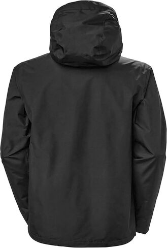 جاكيت مطر رجالي من Helly Hansen Seven J مقاوم للماء والرياح وجيد التهوية مع غطاء للرأس in Kuwait