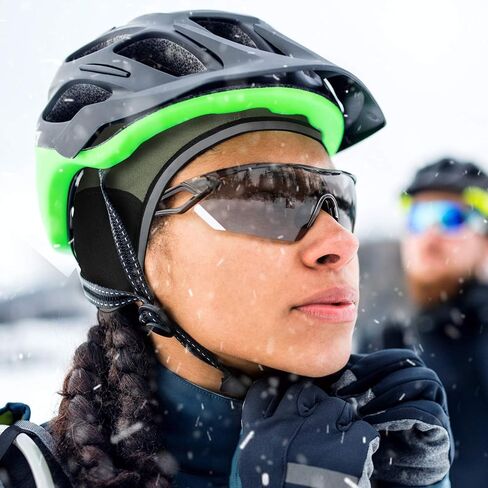 EMPISPORTS Thermal Helmet Liner Skull Cap Ears Windproof Protection Winter Warm Cycling Running Skiing Beanie Winter in Kuwait