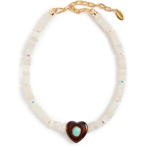 Lizzie Fortunato Women's Gemini Collar in Crystal Quartz in Saudi Arabia