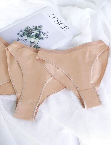 Daydance Girl's Women's Ballet Briefs Tan Cotton Seamless Dance Underwear for Gymnastics, Daily Life in Kuwait