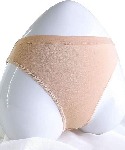 Daydance Girl's Women's Ballet Briefs Tan Cotton Seamless Dance Underwear for Gymnastics, Daily Life in Kuwait