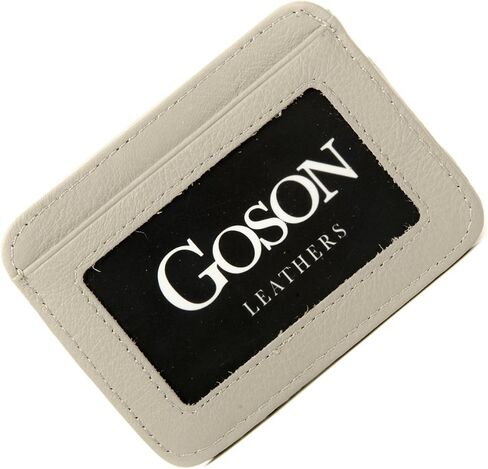 Goson Leather Money Clip Wallet for Men, Front Pocket Wallet, Credit Card Holder, Slim Minimalist Wallet in Kuwait