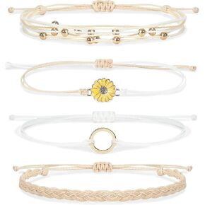 choice of all String Bracelets for Women Boho Waterproof Braided Bracelets Pack for Girls Friendship Bracelet Surfer Wave Bracelets Summer Bracelets Jewelry Gifts for Teen Girls in Saudi Arabia