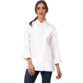 Chef Works Unisex Elyse Premium Cotton Chef Coat