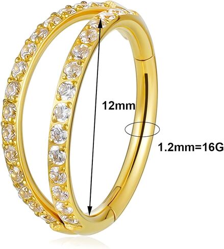 TOMIDES 16G التيتانيوم الغضروف القرط هوب ل محارة اللولب الزنمة 8 مللي متر 10 مللي متر 12 مللي متر هيبوالرجينيك متمحور الفرس الأنف خواتم الحاجز ثقب المجوهرات in Kuwait