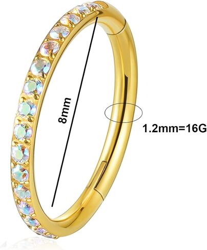 TOMIDES 16G التيتانيوم الغضروف القرط هوب ل محارة اللولب الزنمة 8 مللي متر 10 مللي متر 12 مللي متر هيبوالرجينيك متمحور الفرس الأنف خواتم الحاجز ثقب المجوهرات in Kuwait