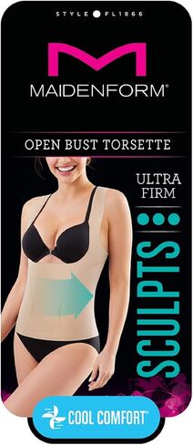 Maidenform Women's Wear Your Own Bra Shapewear Torsette FL1866 in Saudi Arabia