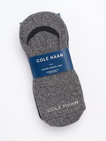 جوارب Cole Haan للرجال - جوارب مبطنة مريحة بدون عرض - بطانات رياضية غير مرئية مع مقبض كعب غير قابل للانزلاق (عبوتان) in Kuwait