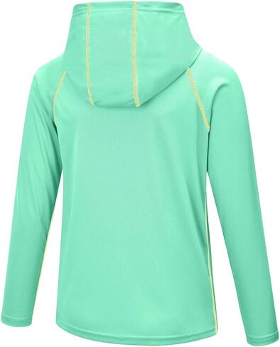 Boys Grils Long Sleeve Sun Shirts UPF50+ Hoodie Thumbhole Rash Guard Quick Dry Atheltic Hiking Workout Water Playing in Kuwait