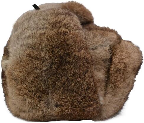 Yosang فراء أرنب أصلي روسي Ushanka قبعة شتوية للصياد مع غطاء للأذن in Kuwait