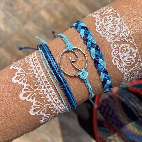 choice of all Summer Bracelets for Teen Girls Aesthetic Surfer Wave Adjustable Waterproof Handmade Bracelets Anklets for Women Men Girls Christmas Gifts in Kuwait