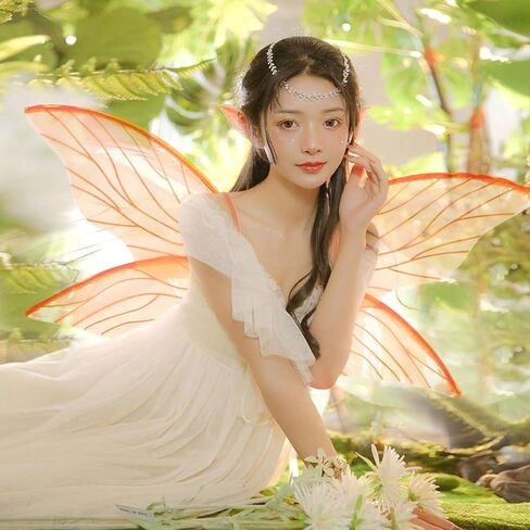 Loieryk Butterfly Fairy Wings for Adults Fairy Wings Costume for Women Girls Kids Halloween Cosplay Costume Accessories in Saudi Arabia