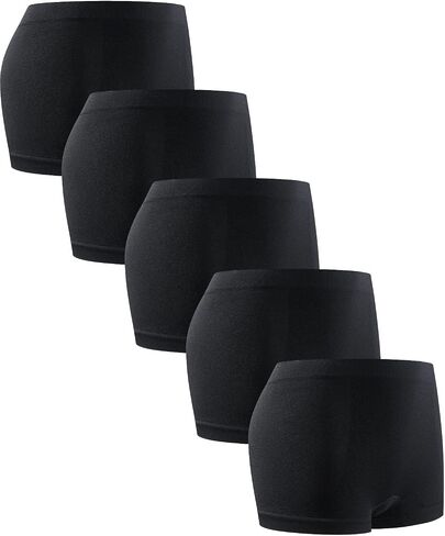 SAYCELI Womens Boy Shorts Underwear - No Show Seamless Boyshort Panties Stretch Boxer Briefs for Ladies Pack in Saudi Arabia