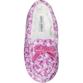 شبشب بدون كعب من الصوف للفتيات من Laura Ashley، حذاء منزلي سهل الارتداء للاستخدام الداخلي والخارجي للأطفال in Kuwait