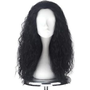 iCos Yan Dream Long Curly Fluffy Dirty Blonde Human Hair Wig Witch Hair Wig Halloween Costume Movie Cosplay Punk Wig Adult Men Women Wig in Saudi Arabia