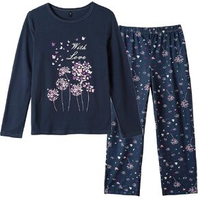 Vopmocld Big Girls Cute Cats Pajama Sets 2PCS Lovely Cotton Winter Sleepwear Nighty Loungewear in Kuwait