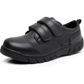 Apakowa Boys Oxford School Uniform Loafer Shoes Adjustable Strap Comfort Dress Shoes (Toddler/Little Kid/Big Kid)