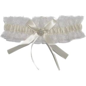 Wedding Garters for Bride Lace Bridal Garters with Bow Stretch Party Leg Garter Belt