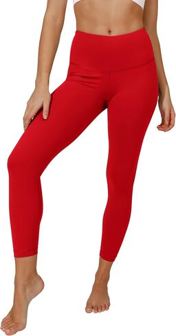 90 Degree By Reflex Ankle Length High Waist Power Flex Leggings - 7/8 Tummy Control Yoga Pants in Saudi Arabia