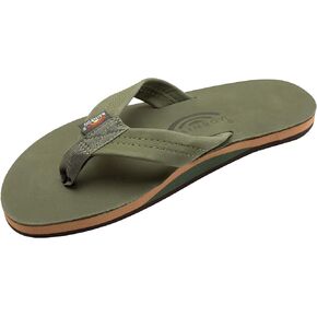 Rainbow Sandals Mens Luxury Leather - Single Layer Arch Support
