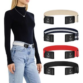 TOURZOO Belts for Women/Men Buckle Free Elastic Belt Invisible No Buckle Stretch Waist Belt For Jean Pants,Dresses,No Bulge in Kuwait