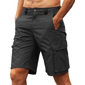 VoLIta Mens Hiking Cargo Shorts Relaxed Fit Tactical Shorts Casual Outdoor Fishing Shorts with Multi Pockets in Kuwait
