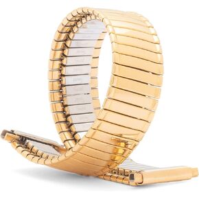 Speidel Ladies Twist-O-Flex Expansion Replacement Watch Band Silver and Gold Tone Straight End 14-18mm in Saudi Arabia