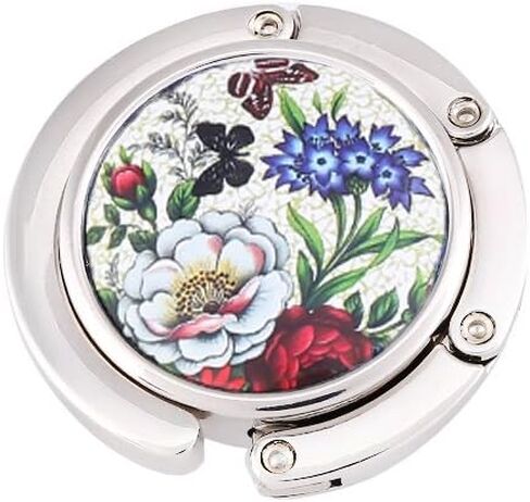 JISEN Portable Handbag Hanger Table Bar Purse Instant Swivel Top Foldable Hook Dragonfly1 in Kuwait